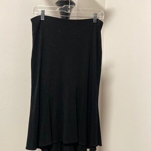 Chic Black Midi Skirt